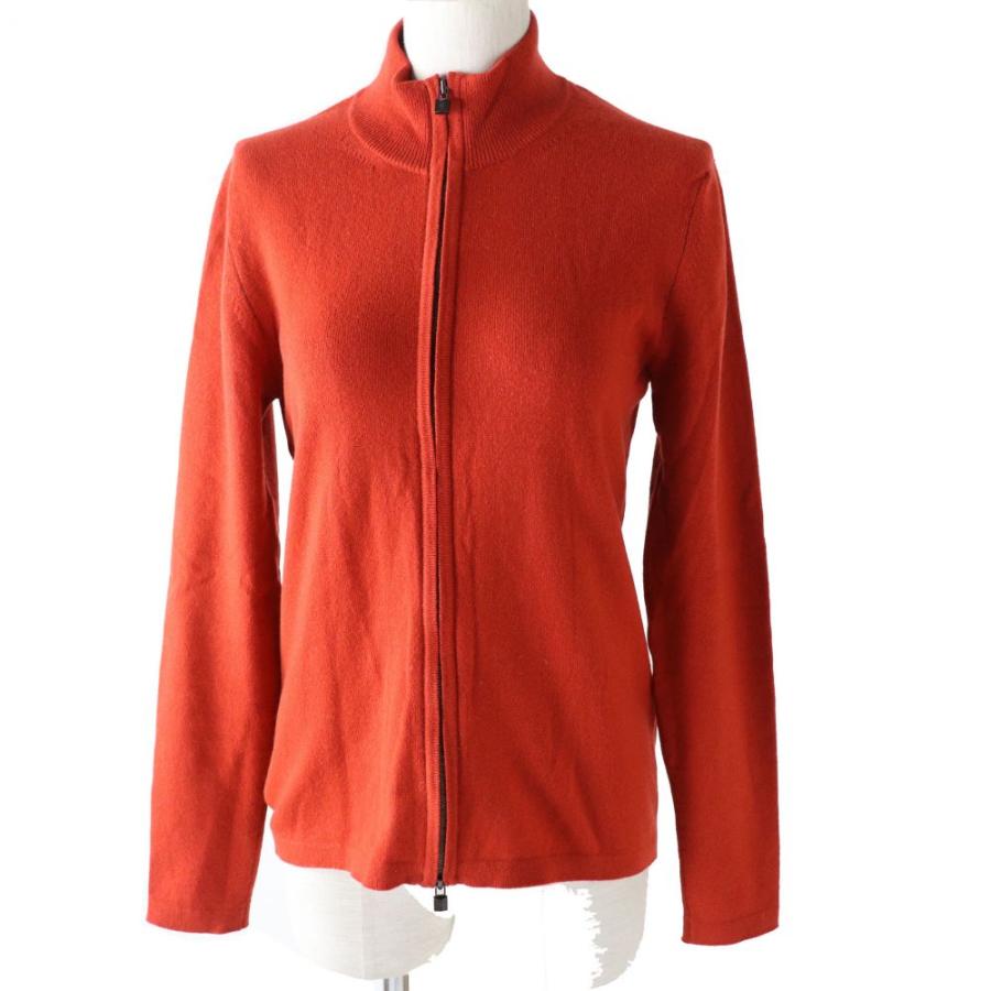 驚きの値段 ジップアップ カシミヤ100 レディース エルメス Hermes スコットランド製 美品 正規品 ニット 38 オレンジ ジャケット カーディガン カーディガン ボレロ Ericrobertmorse Com