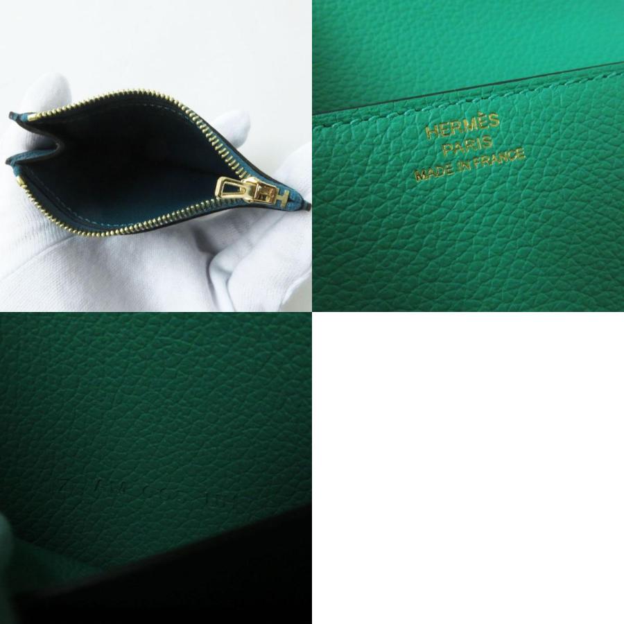 HERMES 極美品◎フランス製 エルメス ルリ スリム コンパクト HERMES 極美品◎フランス製 エルメス ルリ スリム コンパクト
