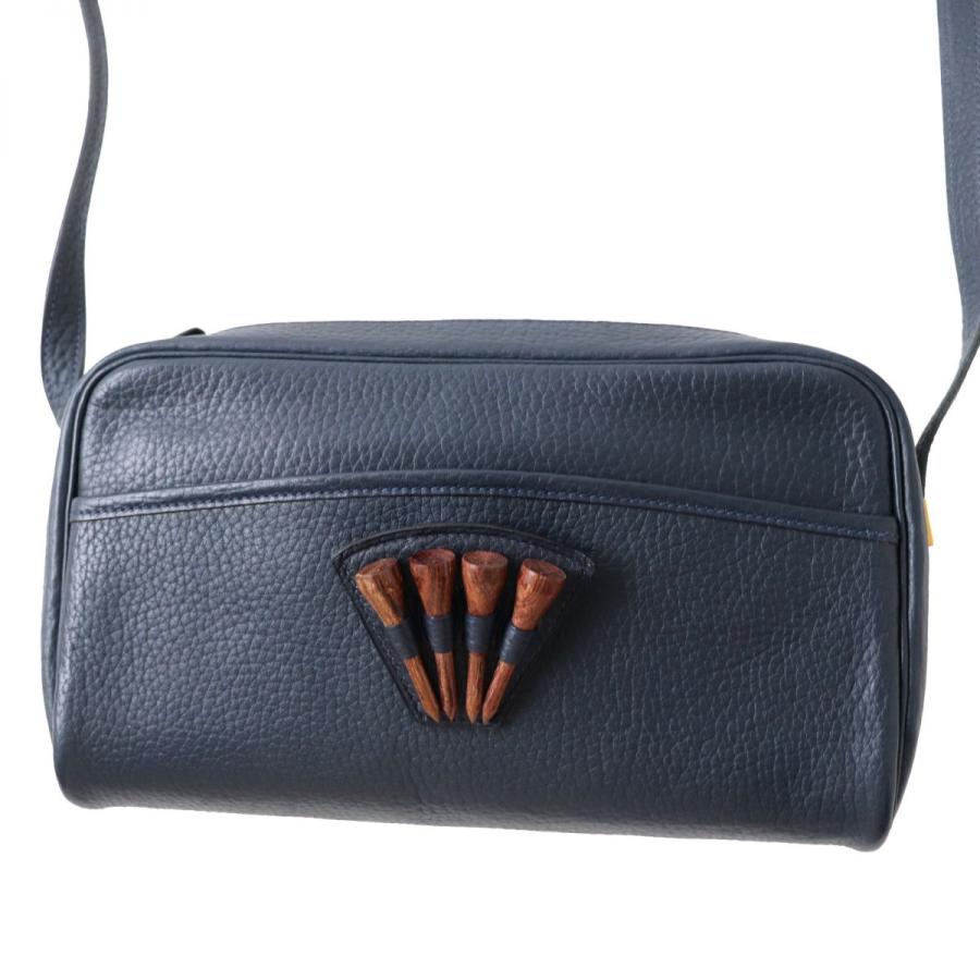 美品◎フランス製 HERMES エルメス ゴルフティー フィヨルド レザー 