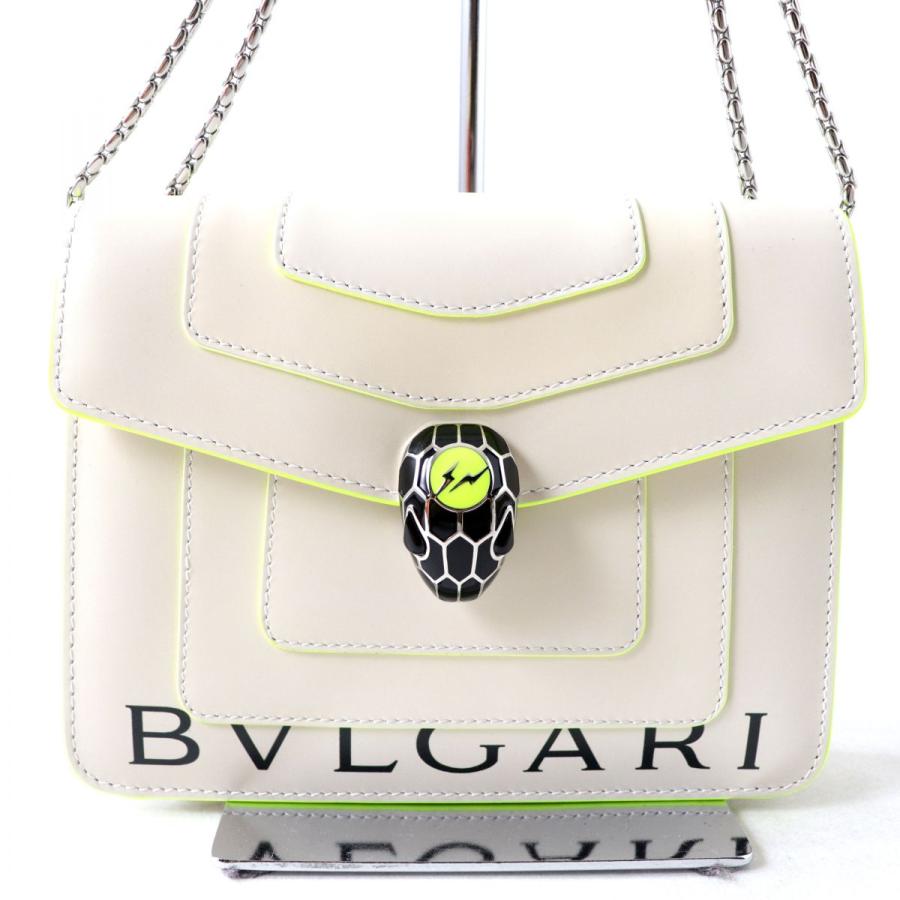 極美品◎伊製 ブルガリ×フラグメント コラボ 289525 レディース 