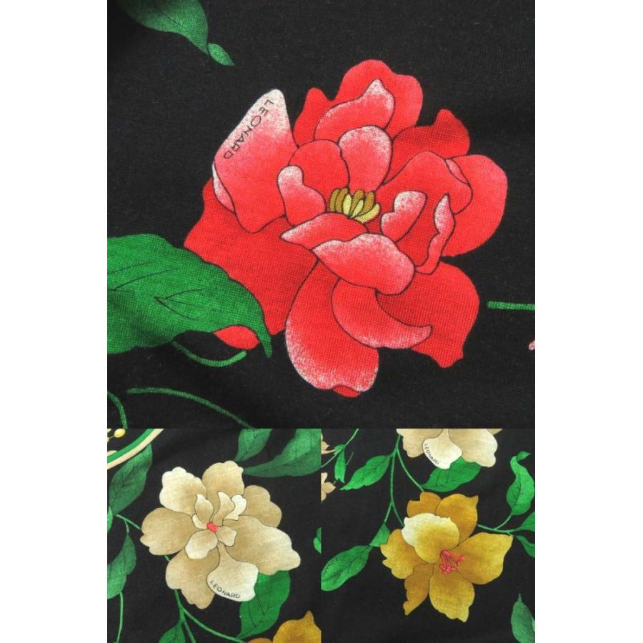 お気にいる 良品 日本製 レオナール ファッション ベルト付き シルク混 長袖 ロングワンピース ブラック マルチカラー 花柄 ペチコート付き サイズl レディース M15 St 042 Greenヤフーショッピング店 通販 Yahoo ショッピング 売り尽くしセール