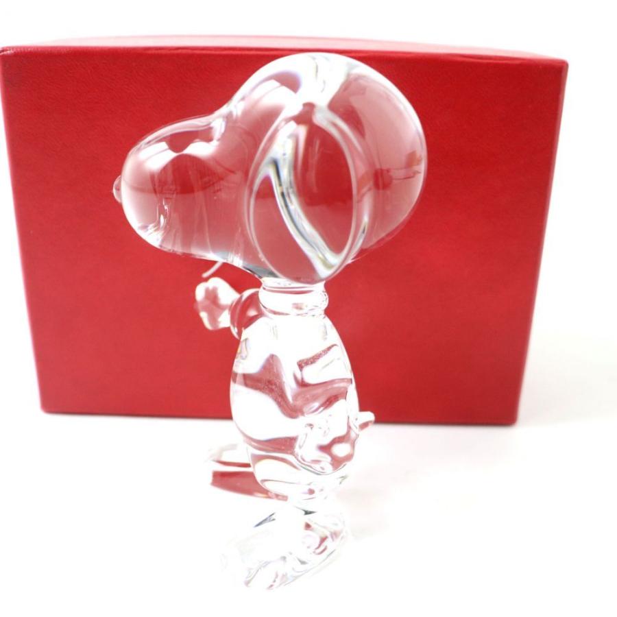 極美品◎フランス製 Baccarat バカラ SNOOPY スヌーピー クリスタル