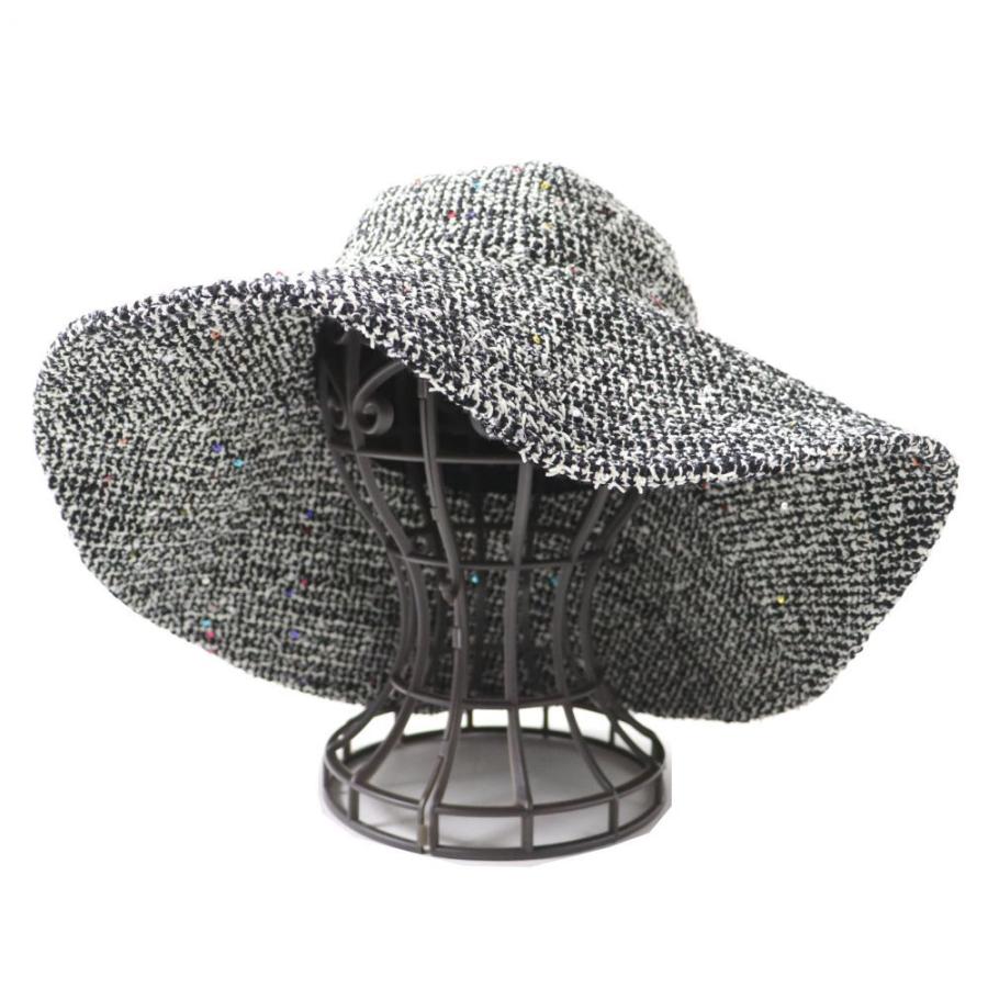 信頼 シャネル Chanel ツイード 帽子 ハット M 未使用品 kids-nurie.com