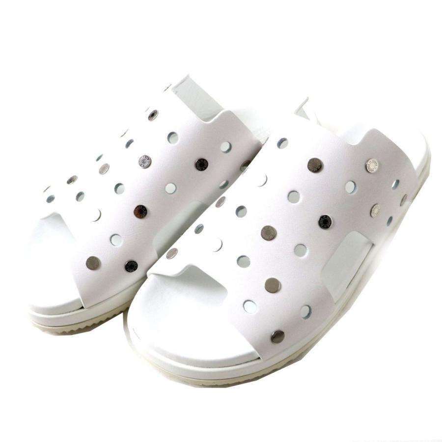 新品未使用 Hermes サンダル メンズ Size 25cm White 白 完売