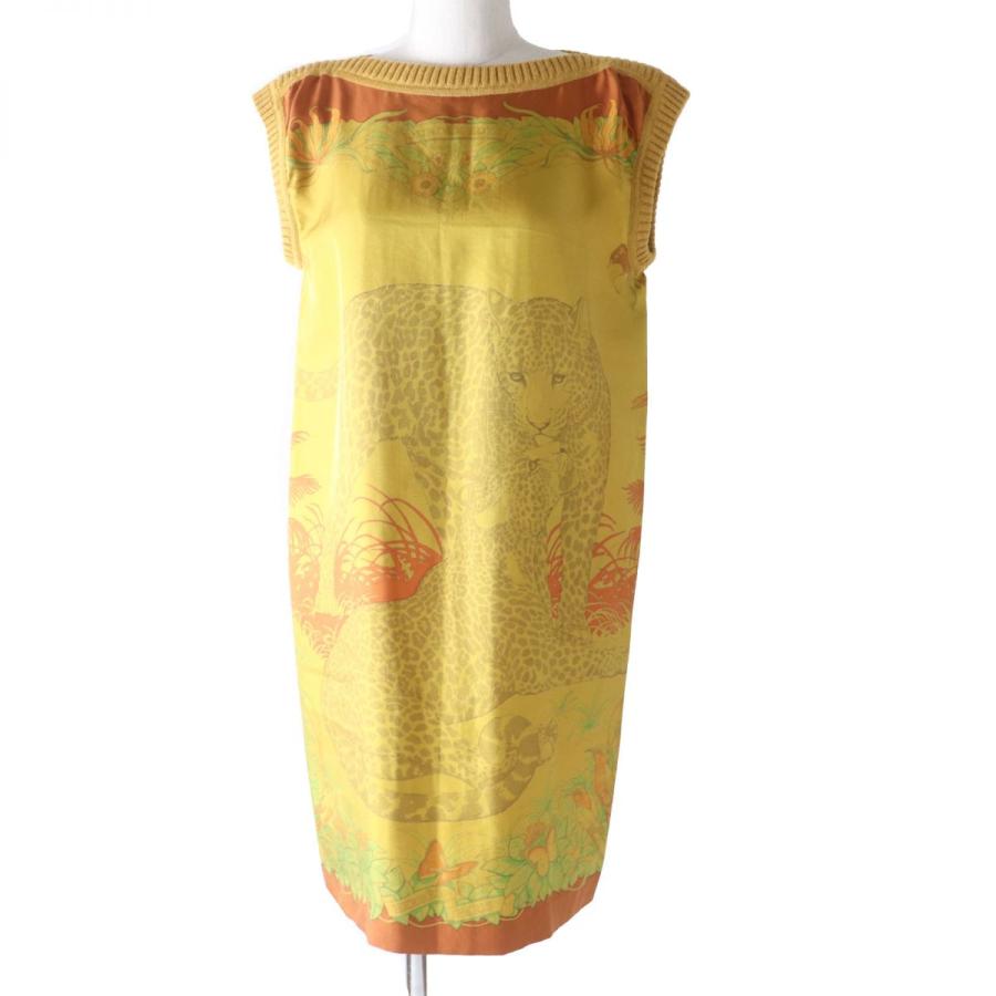 極美品◎正規品 イタリア製 HERMES エルメス JUNGLE LOVE ジャングル 