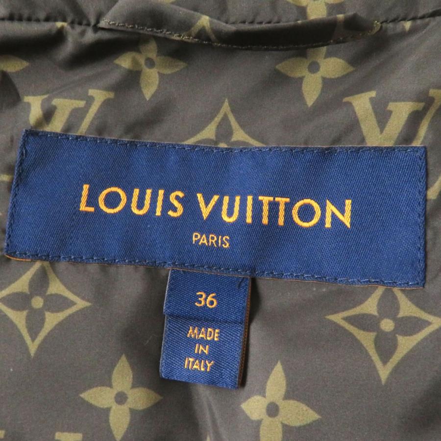 極美品◎正規品 22AW 定価480700円 LOUIS VUITTON ルイヴィトン モノグラムアクセントピロウパファジャケット/ダウンジャケット 黒 36｜brand-td-store｜07