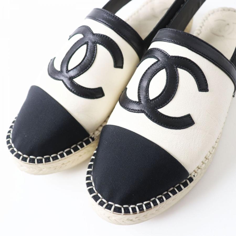 美品◎イタリア製 CHANEL シャネル G34817 レディース ロゴ入り