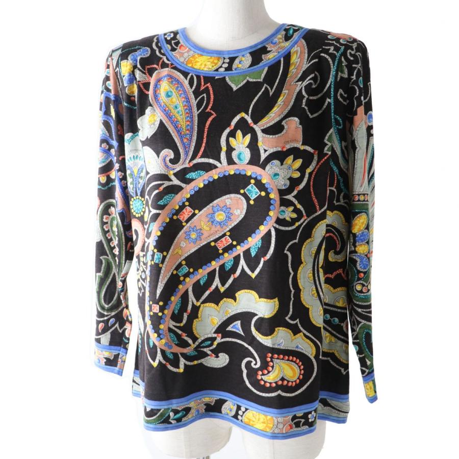 ビッグ割引 レオナール キルティングジャケット ベロア ペイズリー