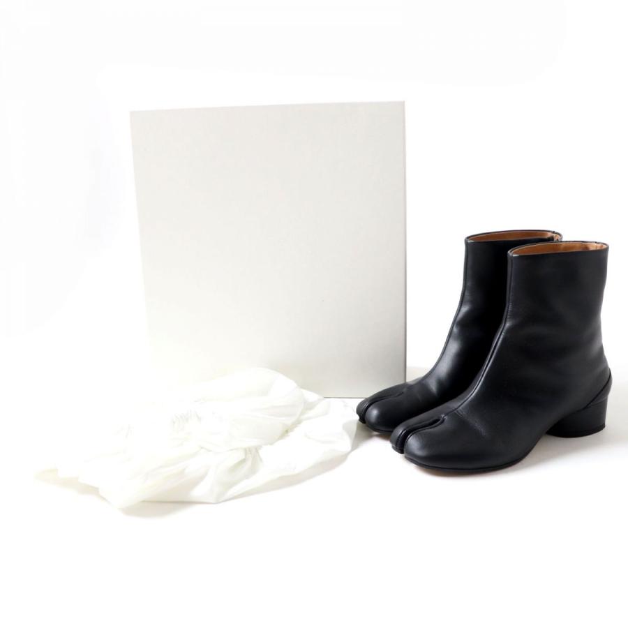 メゾンマルジェラ　Maison Margiela タビブーツ　39 黒 美品◎20AW 伊製 Maison Margiela メゾン マルジェラ 22 S58WU0273