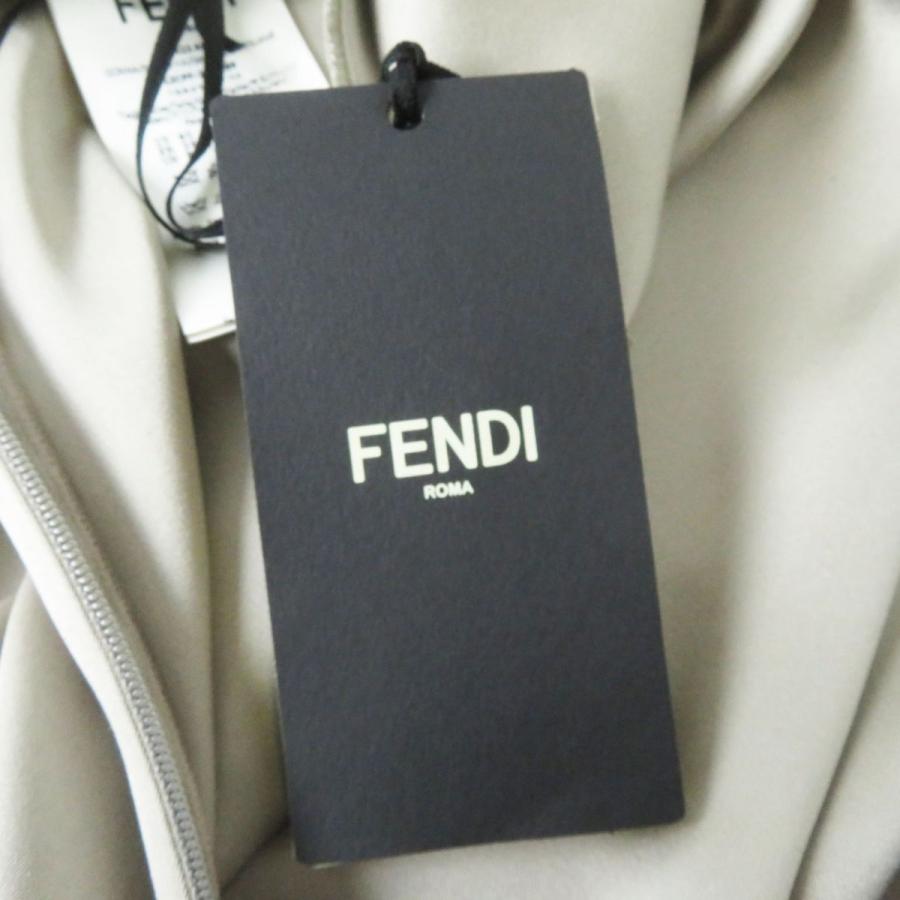 未使用品◎正規品 イタリア製 FENDI フェンディ 22年 FQ7422 レディース シルク100％ スカート グレージュ 40 タグ付き｜brand-td-store｜07