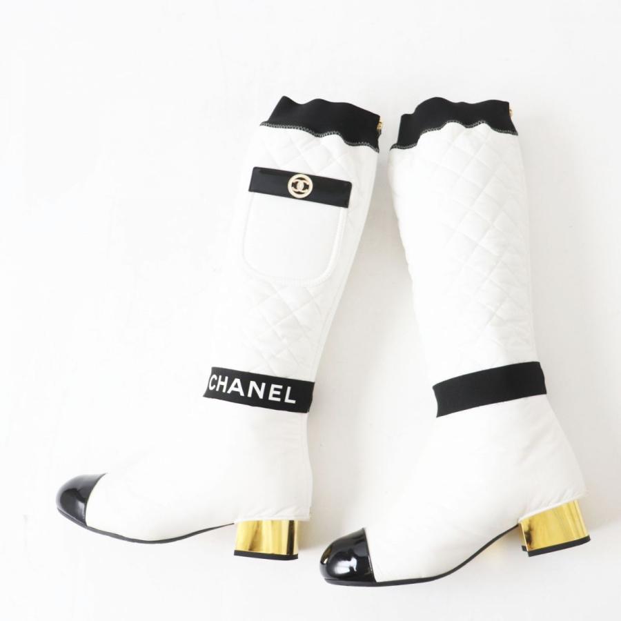 美品◎伊製 CHANEL シャネル 21K G38428 レディース 2WAY バイカラー 