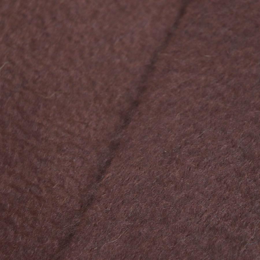 HERMES 美品▽HERMES エルメス ロゴ刺繍入り フリンジ付き HERMES 美品▽HERMES エルメス ロゴ刺繍入り フリンジ付き