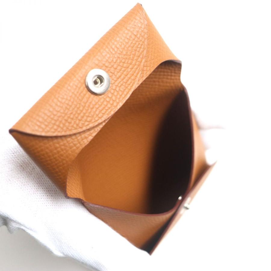 未使用品▽HERMES エルメス バスティア ヴォーエプソン レザー コイン 