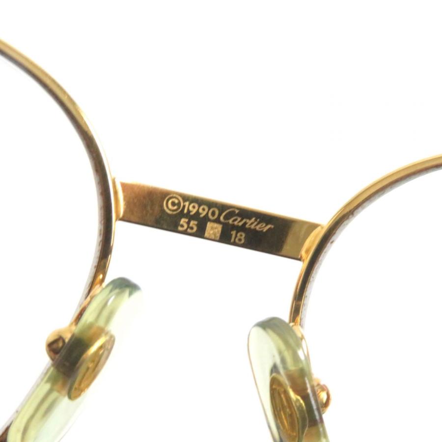 Cartier 良品▽Cartier カルティエ ウッドテンプル ロゴ金具付き Cartier 良品▽Cartier カルティエ ウッドテンプル ロゴ金具付き