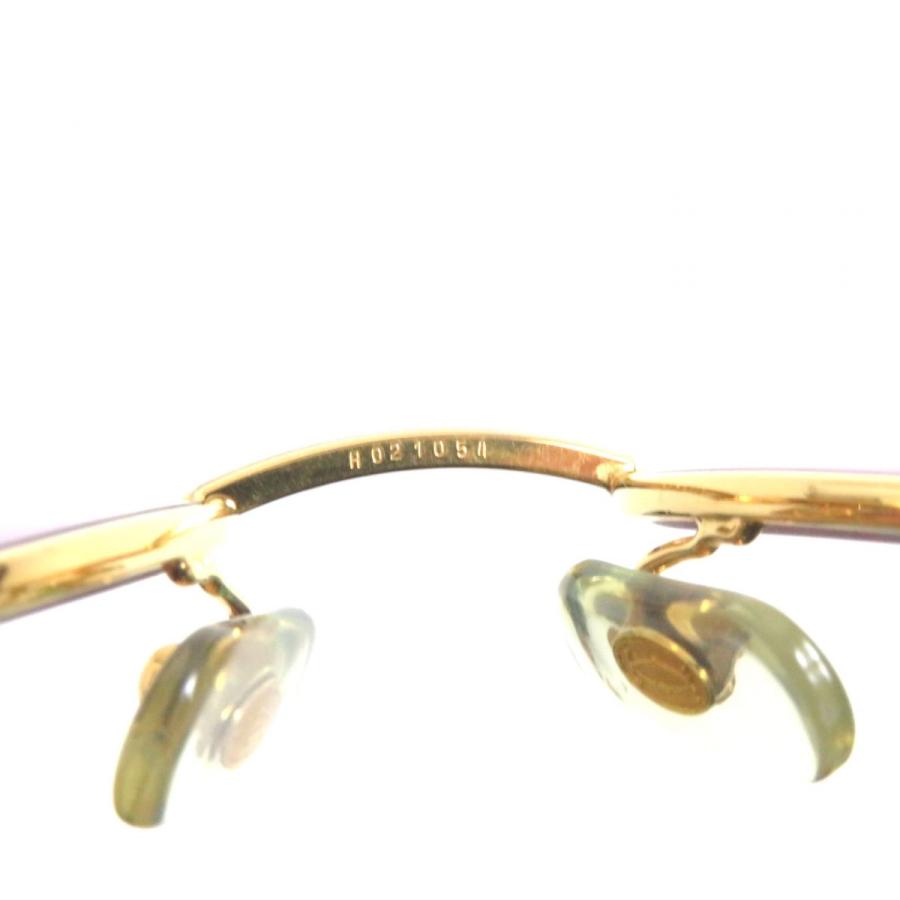 Cartier 良品▽Cartier カルティエ ウッドテンプル ロゴ金具付き Cartier 良品▽Cartier カルティエ ウッドテンプル ロゴ金具付き