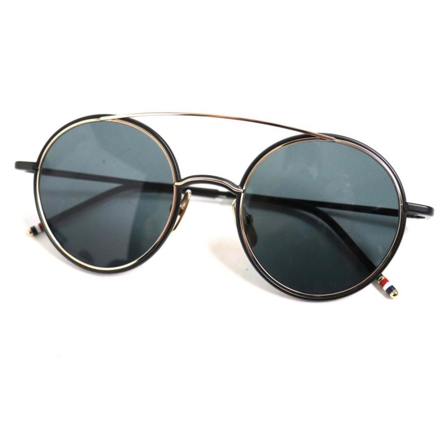 極美品▽THOM BROWNE トムブラウン TB-108-A-T ツーブリッジ ラウンド