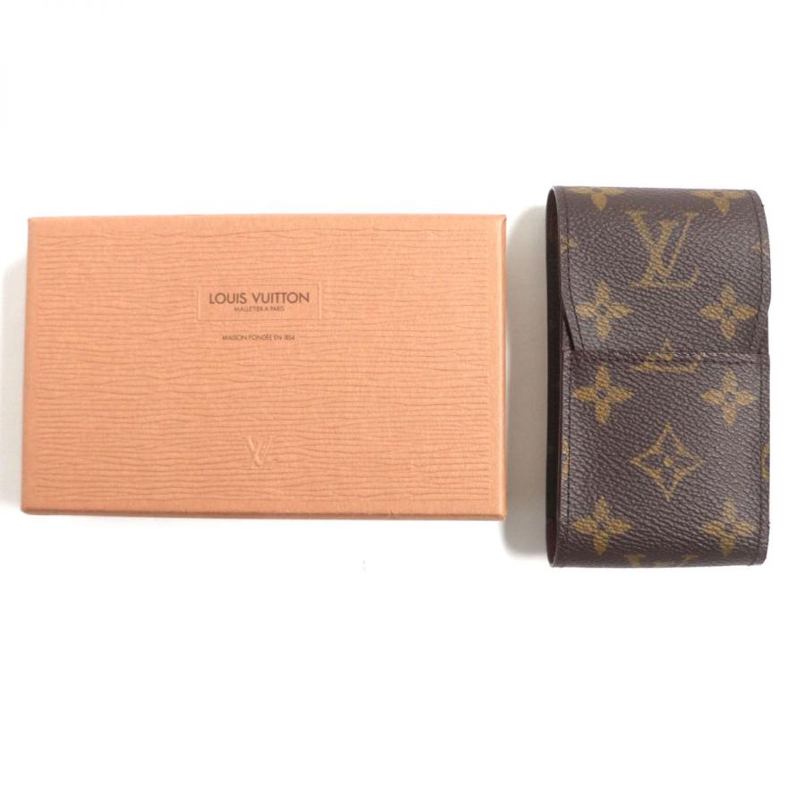 極美品▼LOUIS VUITTON ルイヴィトン モノグラムキャンバス エテュイ シガレットケース/タバコケース ブラウン フランス製 メンズ 箱付き｜brand-td-store｜02