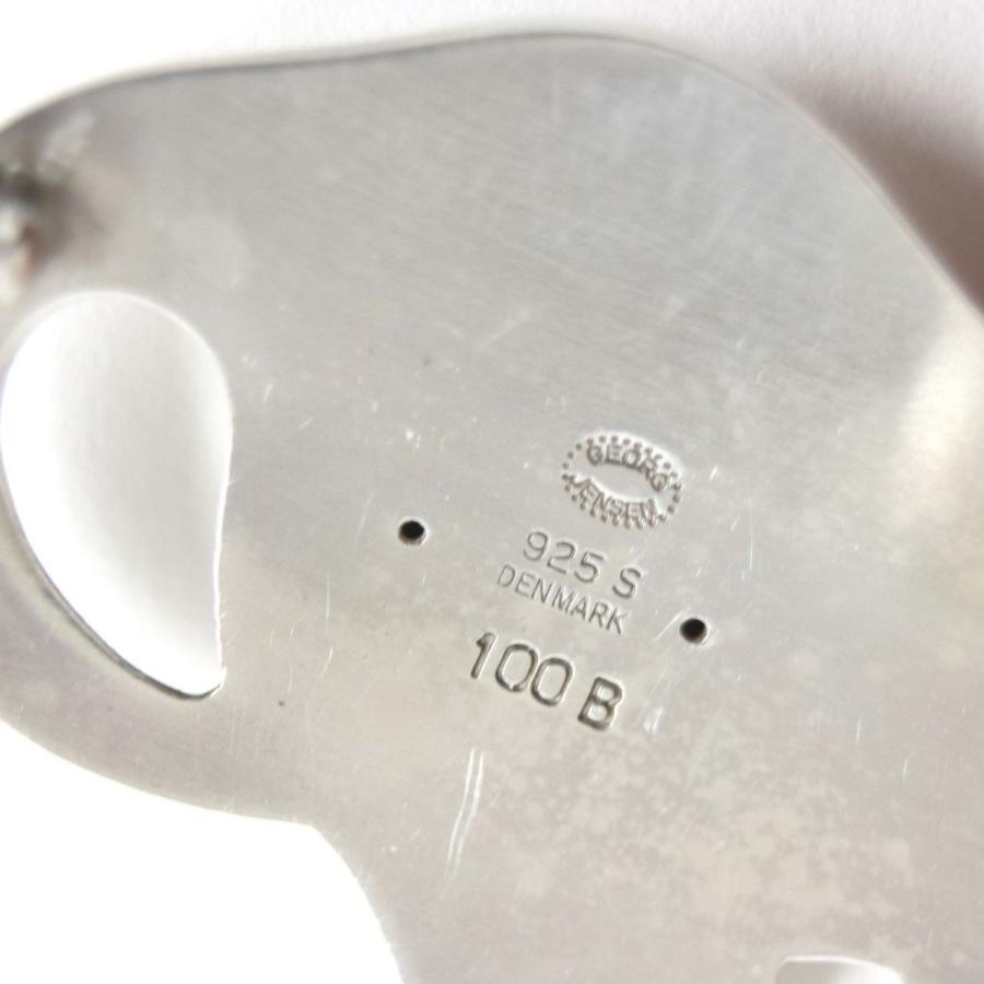 良品▽Georg Jensen ジョージジェンセン 100B SV925 鈴蘭