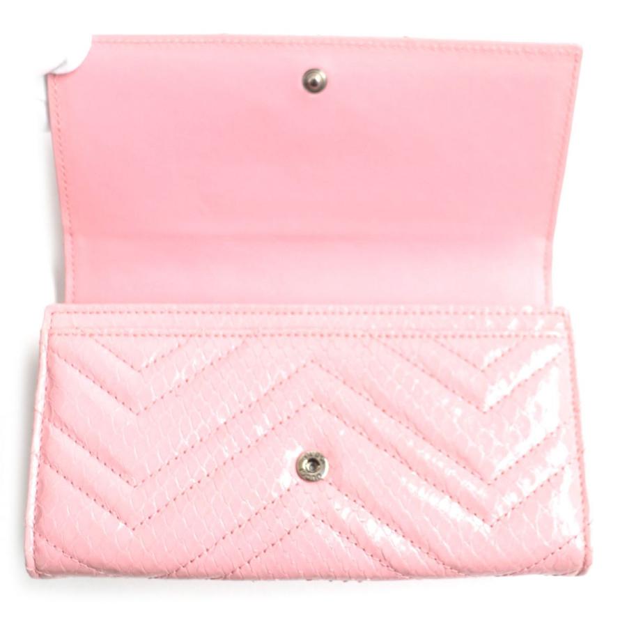 美品▽GUCCI グッチ 443436 GGマーモント パイソンレザー 