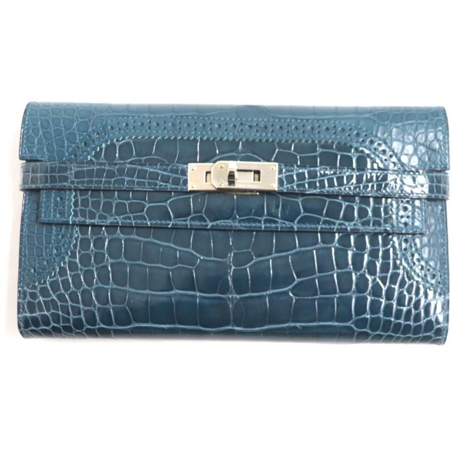 HERMES 極美品▽HERMES エルメス ケリーウォレット ギリーズ HERMES 極美品▽HERMES エルメス ケリーウォレット ギリーズ