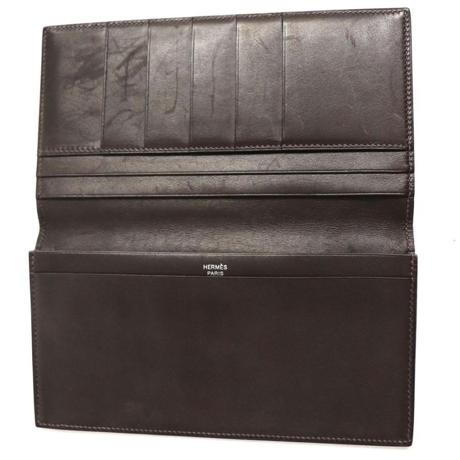 良品▽HERMES エルメス MC2 フレミング エバーカーフ 2つ折り財布 