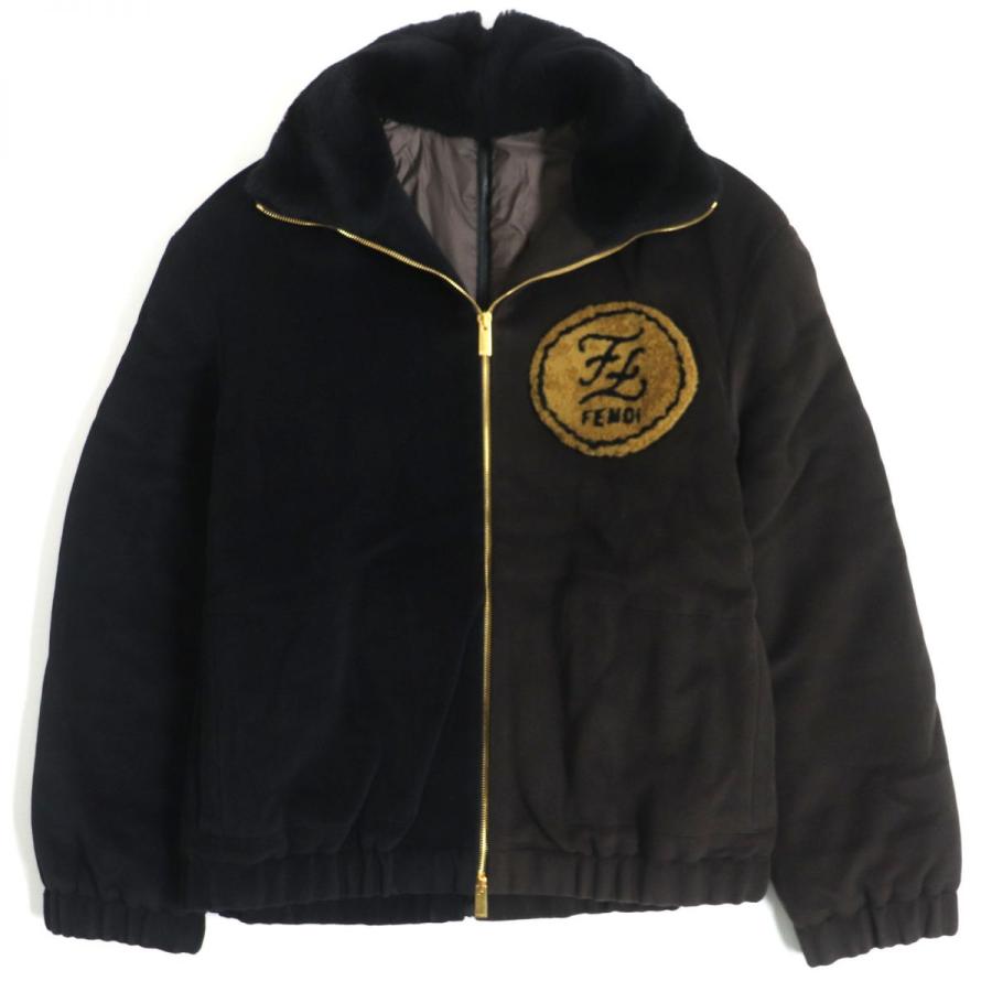 ドンドン見直し】美品▽2019年製 フェンディ FW0048 バイカラー ロゴ  