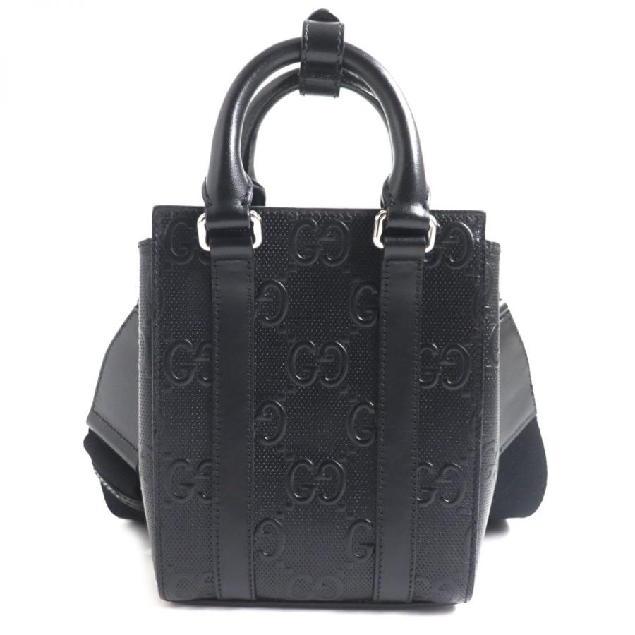 GUCCI 美品▽GUCCI グッチ 696010 GGエンボス 2WAY レザー GUCCI 美品▽GUCCI グッチ 696010 GGエンボス 2WAY レザー