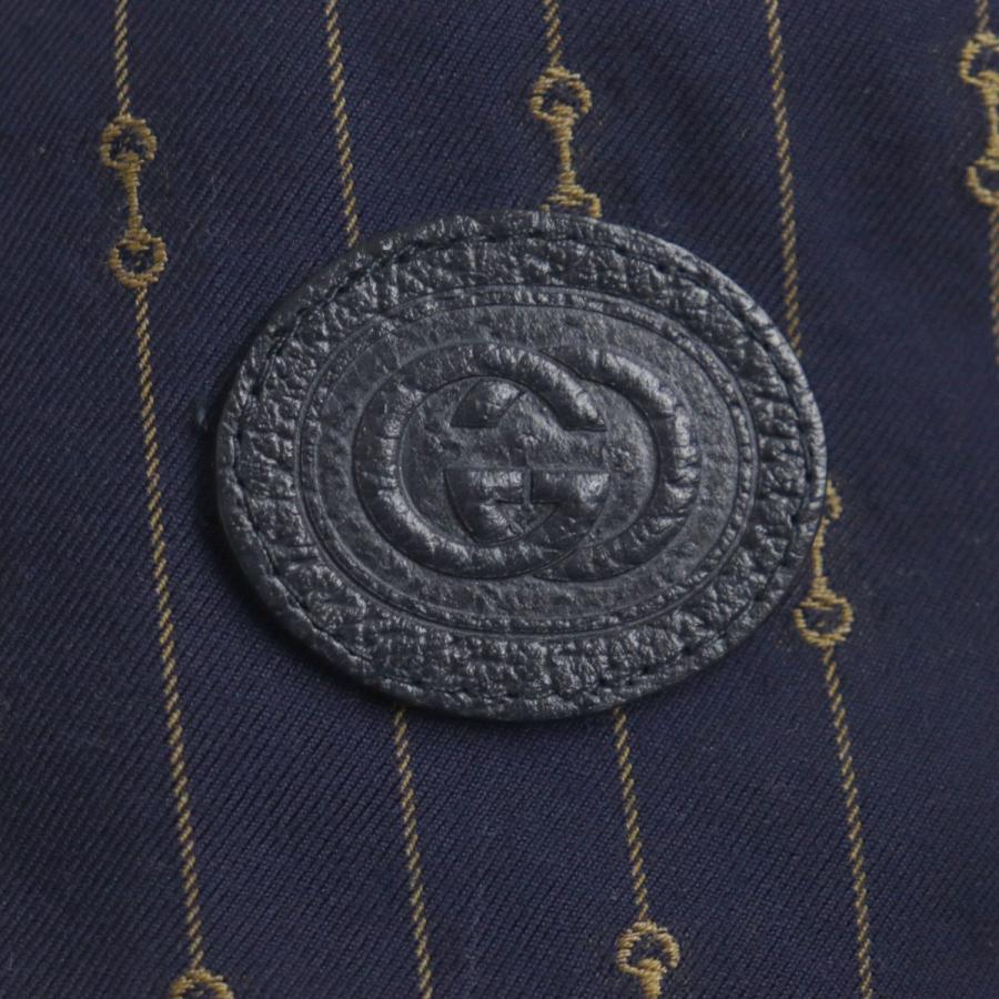 極美品▽GUCCI グッチ 700851 GG×ホースビット レザー使い