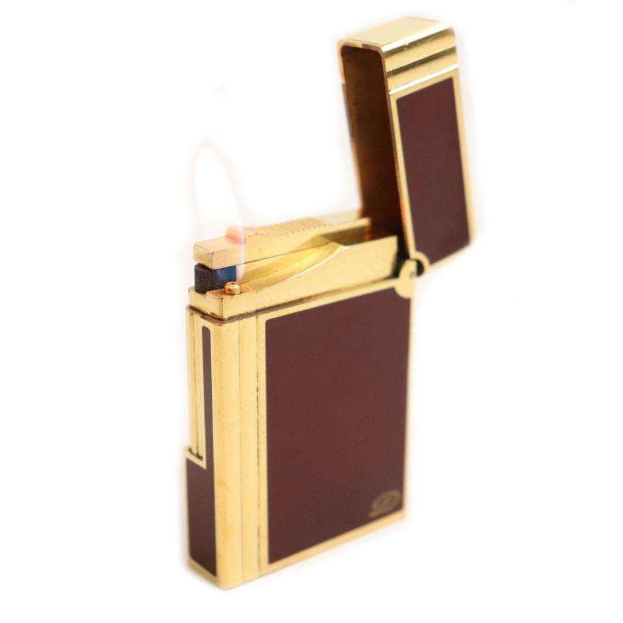良品▽ST.Dupont デュポン ギャッツビー ラッカー ガスライター 
