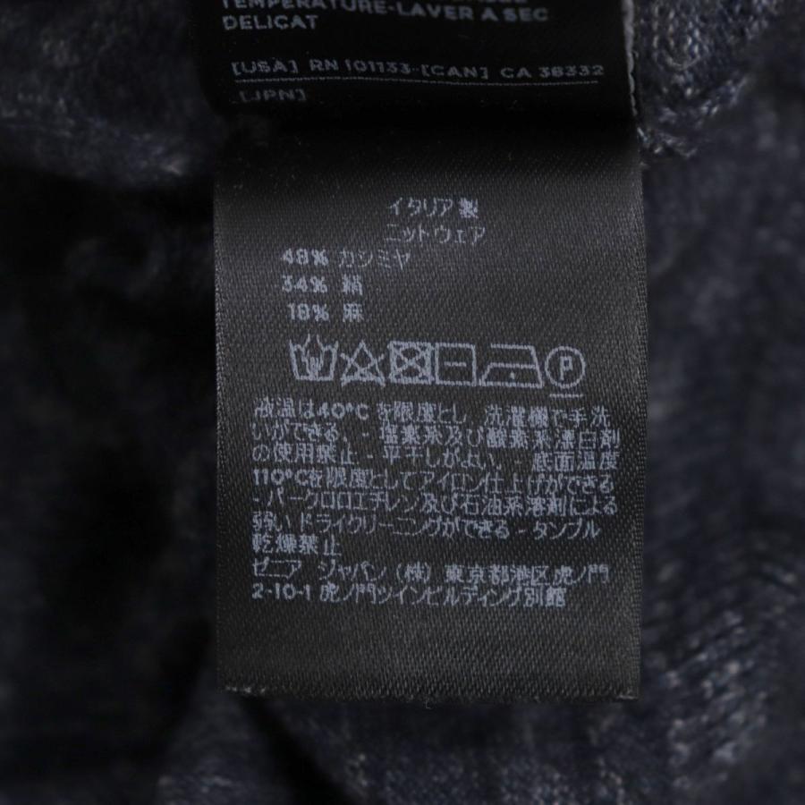 美品▽エルメネジルドゼニア カシミヤ×シルク×リネン/麻 ミックス