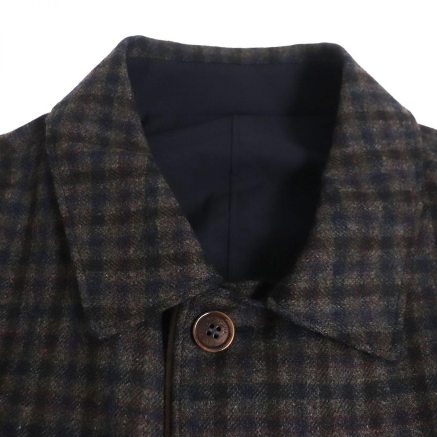 Loro Piana 未使用品▽Loro ロロピアーナ チェック柄 レザー使い Loro Piana 未使用品▽Loro ロロピアーナ チェック柄 レザー使い