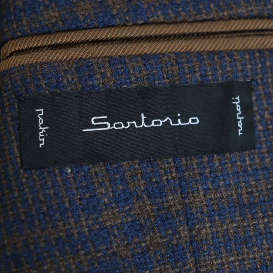 極美品▽SARTORIO サルトリオ チェック柄 ウール100% シングル 極美品▽SARTORIO サルトリオ チェック柄 ウール100% シングル