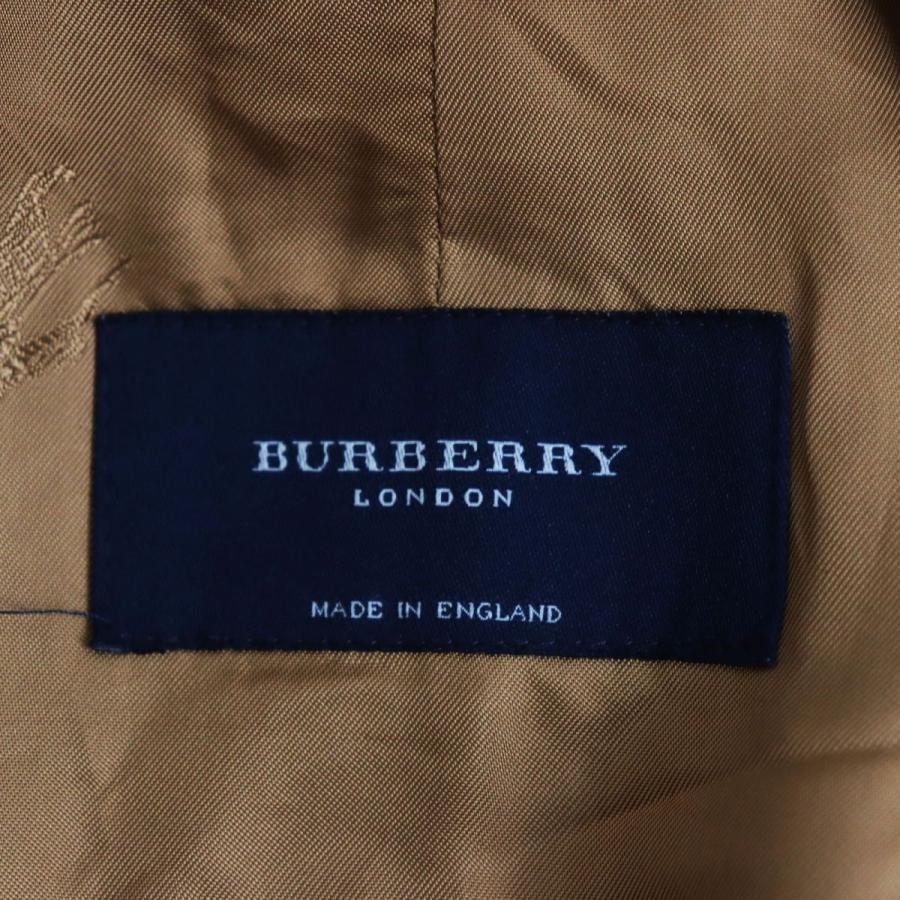 良品○BURBERRY LONDON バーバリーロンドン ウール100％ 裏地