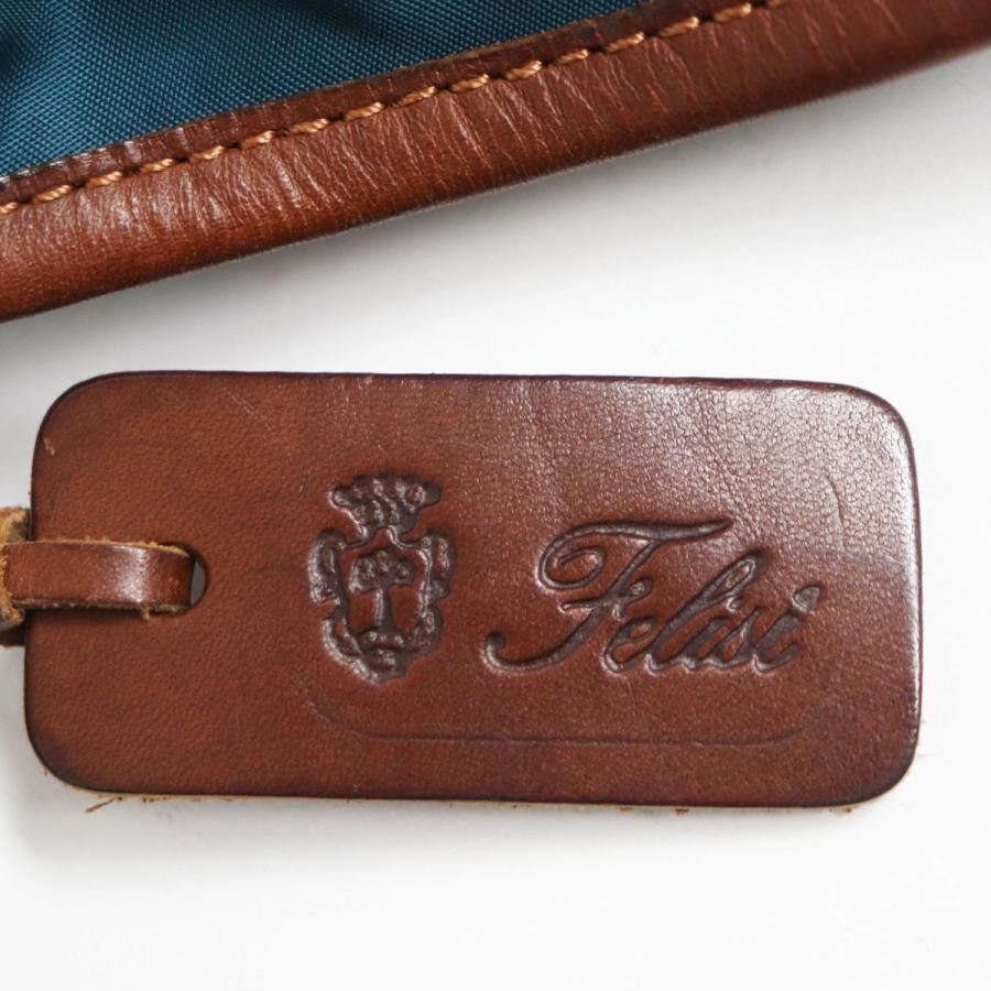 ドンドン見直し】美品○Felisi フェリージ 799/10 ナイロン×レザー 