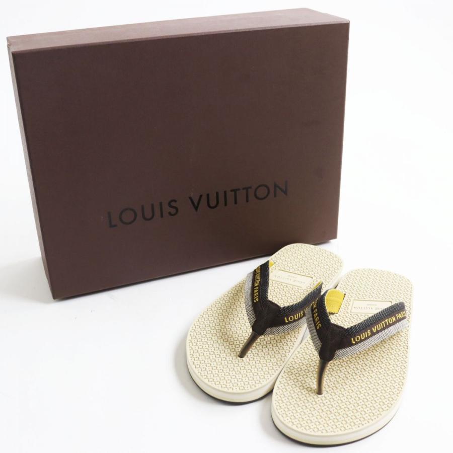 Louis Vuitton ビーチサンダル ベージュ LOUIS VUITTON ビーチサンダル - メルカリ