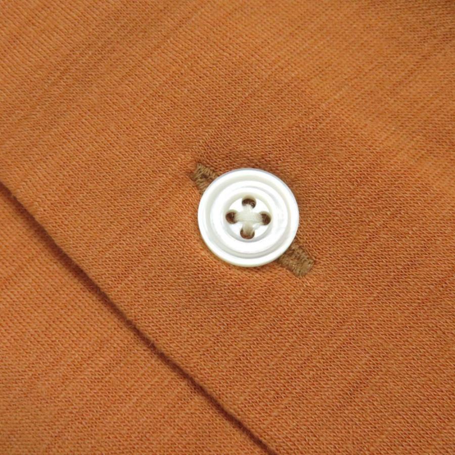 美品▽エルメス スナップボタンダウン 袖口セリエボタン ウール100