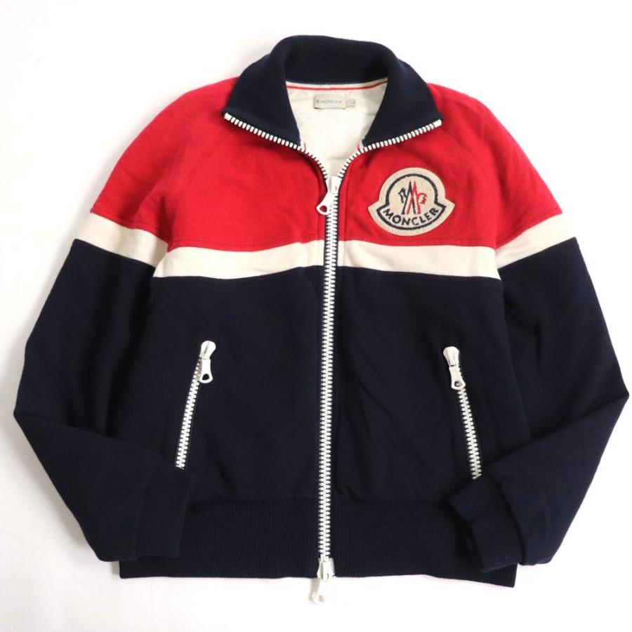 在庫あり デカロゴワッペン付き Maglia モンクレール Ami 美品 15年製 ダブルzipup メンズ 正規品 イタリア製 L 紺 赤 白 ダウンジャケット コート アウター Knowledge21 Com