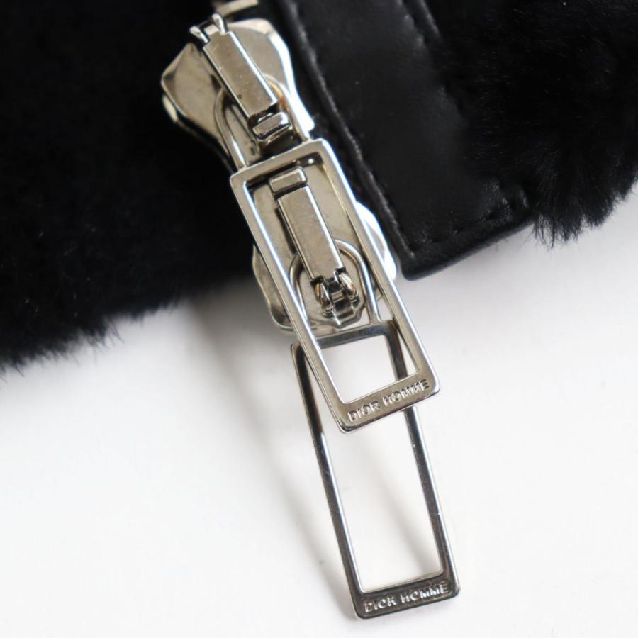 良品○DiorHOMME ディオールオム レザー使い WZIP ムートン 良品○DiorHOMME ディオールオム レザー使い WZIP ムートン