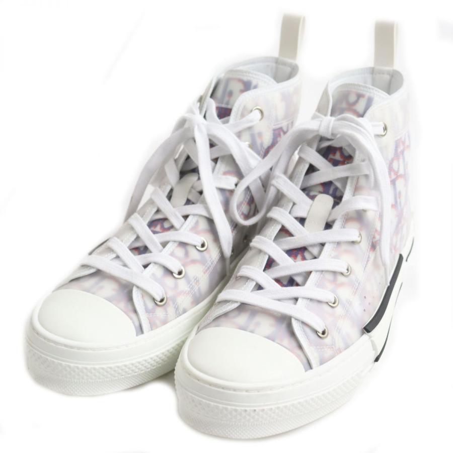 極美品○DIOR ディオール オム B23 オブリーク 3SH118YTG ハイカット 