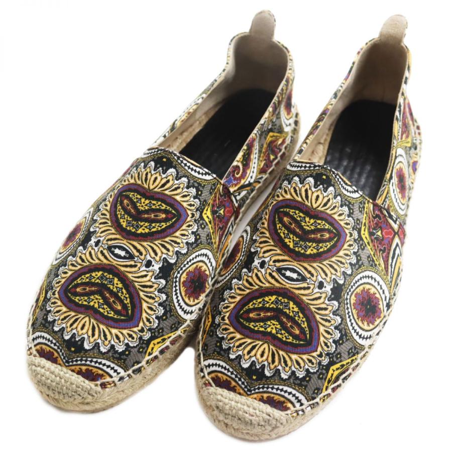 未使用品○ETRO エトロ キャンバス 花柄 ソールペイズリー柄 