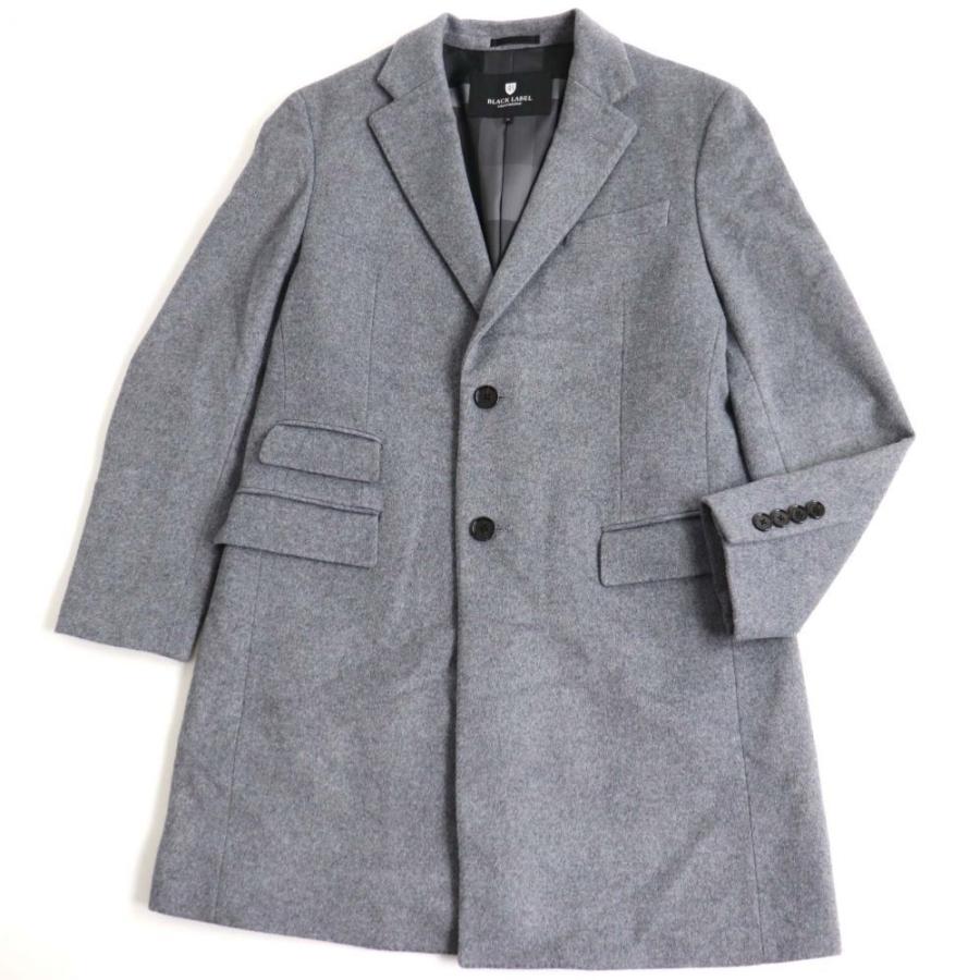 お歳暮 未使用品 ブラックレーベル クレストブリッジ 51b10 803 06 裏地チェック柄 チェスターコート グレー Ll 正規品 メンズ 新発売の Rspl Webnsoftsolution Com