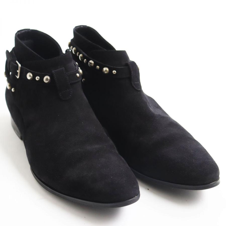 SAINT LAURENT サンローラン/42/ブラック/スウェード/ サンローラン