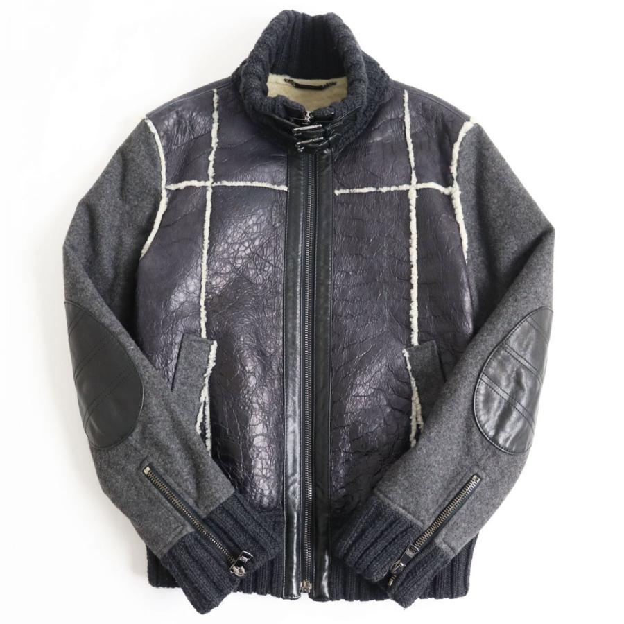 美品○黒タグ DOLCE＆GABBANA ドルチェ＆ガッバーナ ニット切り替え 