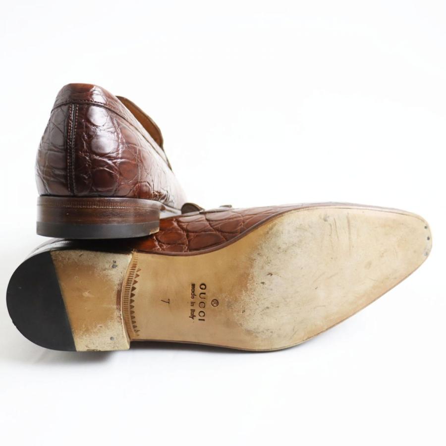 GUCCI 美品○GUCCI グッチ 269653 クロコダイルレザー ホース GUCCI 美品○GUCCI グッチ 269653 クロコダイルレザー ホース