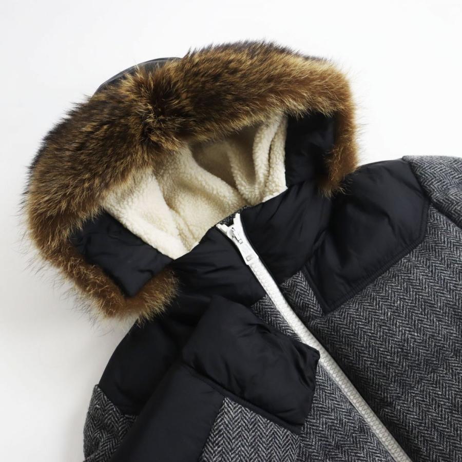 MONCLER 美品○21-22AW モンクレール ROBERT ヘリンボーン柄 MONCLER 美品○21-22AW モンクレール ROBERT ヘリンボーン柄