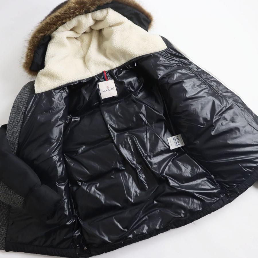 MONCLER 美品○21-22AW モンクレール ROBERT ヘリンボーン柄 MONCLER 美品○21-22AW モンクレール ROBERT ヘリンボーン柄