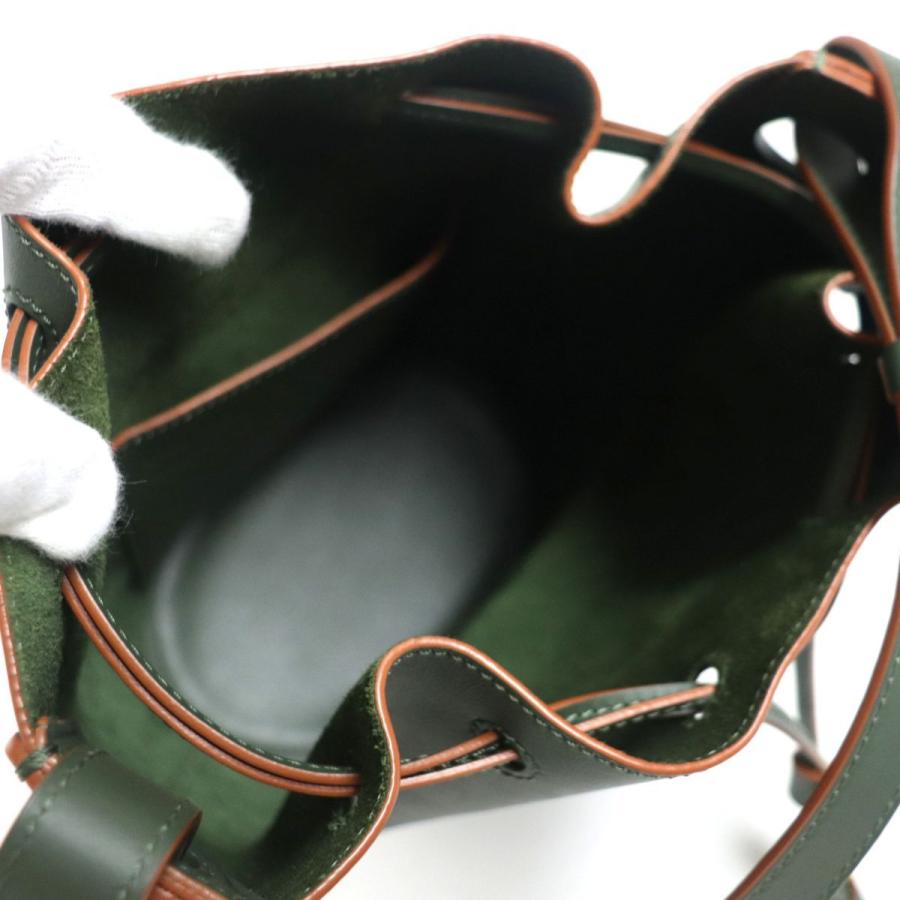 美品▽LOEWE ロエベ バルーン スモール アナグラム刻印入り レザー  