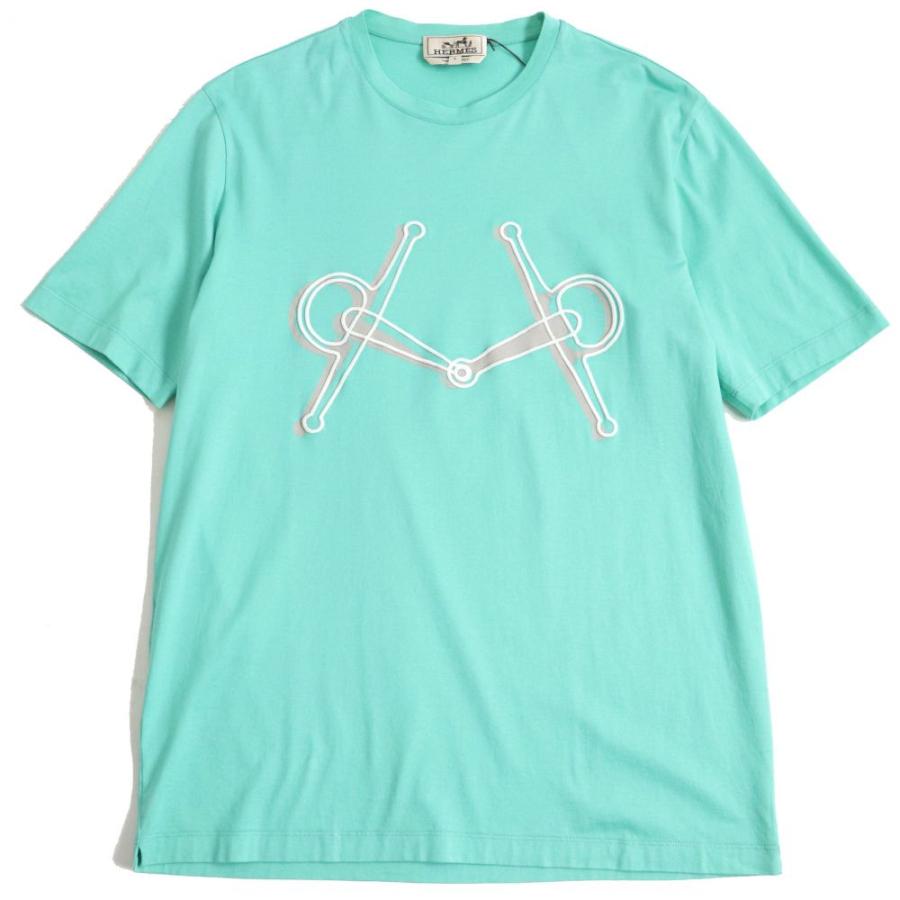 ファッション 2極タイプ 未使用品 19ss エルメス ホースビット刺繍 クルーネック 半袖 Tシャツ グリーン系 S イタリア製 正規品 箱付き メンズ Wvm67miykp Cyd Com Gt
