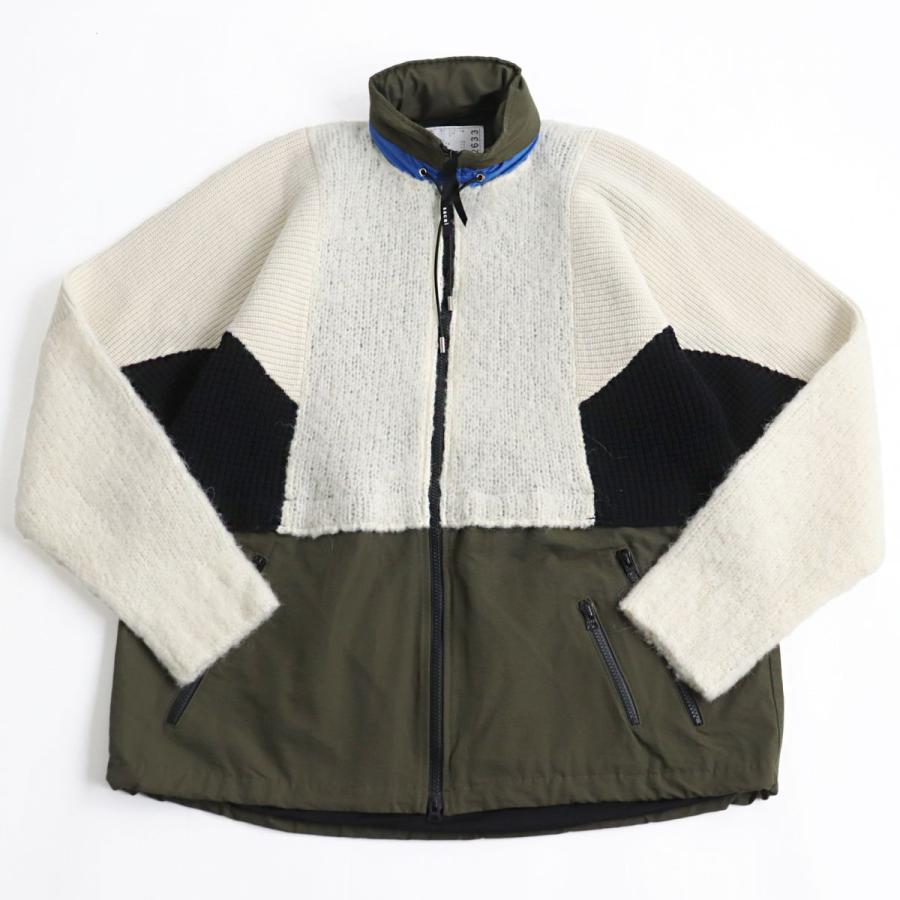 sacai 未使用品○21AW サカイ Wool Knit Hoodie 21-02633M sacai 未使用品○21AW サカイ Wool Knit Hoodie 21-02633M