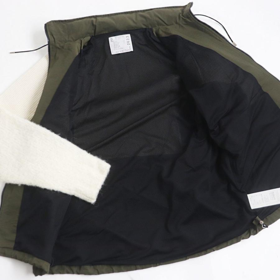 sacai 未使用品○21AW サカイ Wool Knit Hoodie 21-02633M sacai 未使用品○21AW サカイ Wool Knit Hoodie 21-02633M